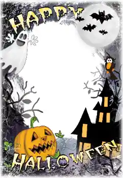 Foto-effetti della categoria Feste varie № 124303. Scrittura sulla cornice: Happy Halloween