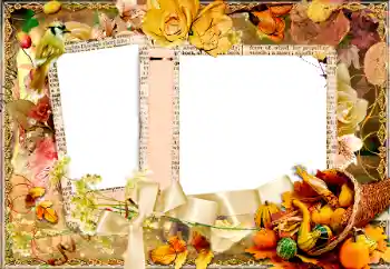 Foto-effetti della categoria Feste varie № 128392. Scrittura sulla cornice: Felice Ringraziamento