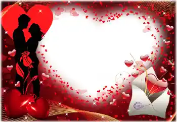 Foto-effetti della categoria Feste varie № 164771. Scrittura sulla cornice: Giornata del bacio
