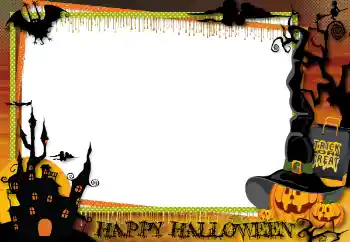 Foto-effetti della categoria Feste varie № 60306. Scrittura sulla cornice: Happy Halloween