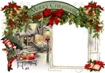 Foto-effetti della categoria Cartoline per Natale № 111866. Scrittura sulla cornice: Buon Natale