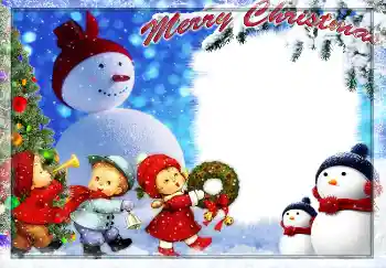 Foto-effetti della categoria Cartoline per Natale № 3390. Scrittura sulla cornice: Buon Natale