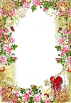 Foto-effetti della categoria Cartoline per S. Valentino № 130720. Scrittura sulla cornice: Auguri di S. Valentino